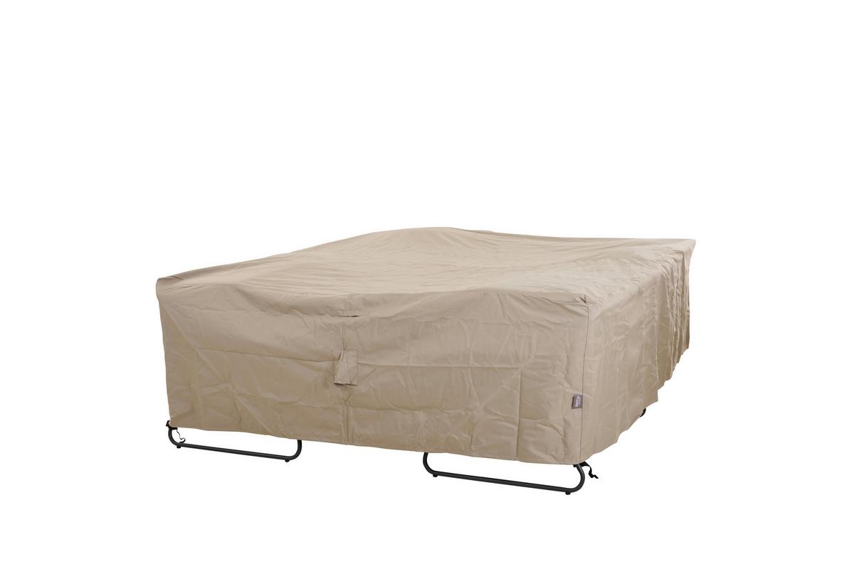 SCHUTZHÜLLE PLUS LOUNGESETHÜLLE - Beige, MODERN, Kunststoff (210/70/270cm) - Siena Garden