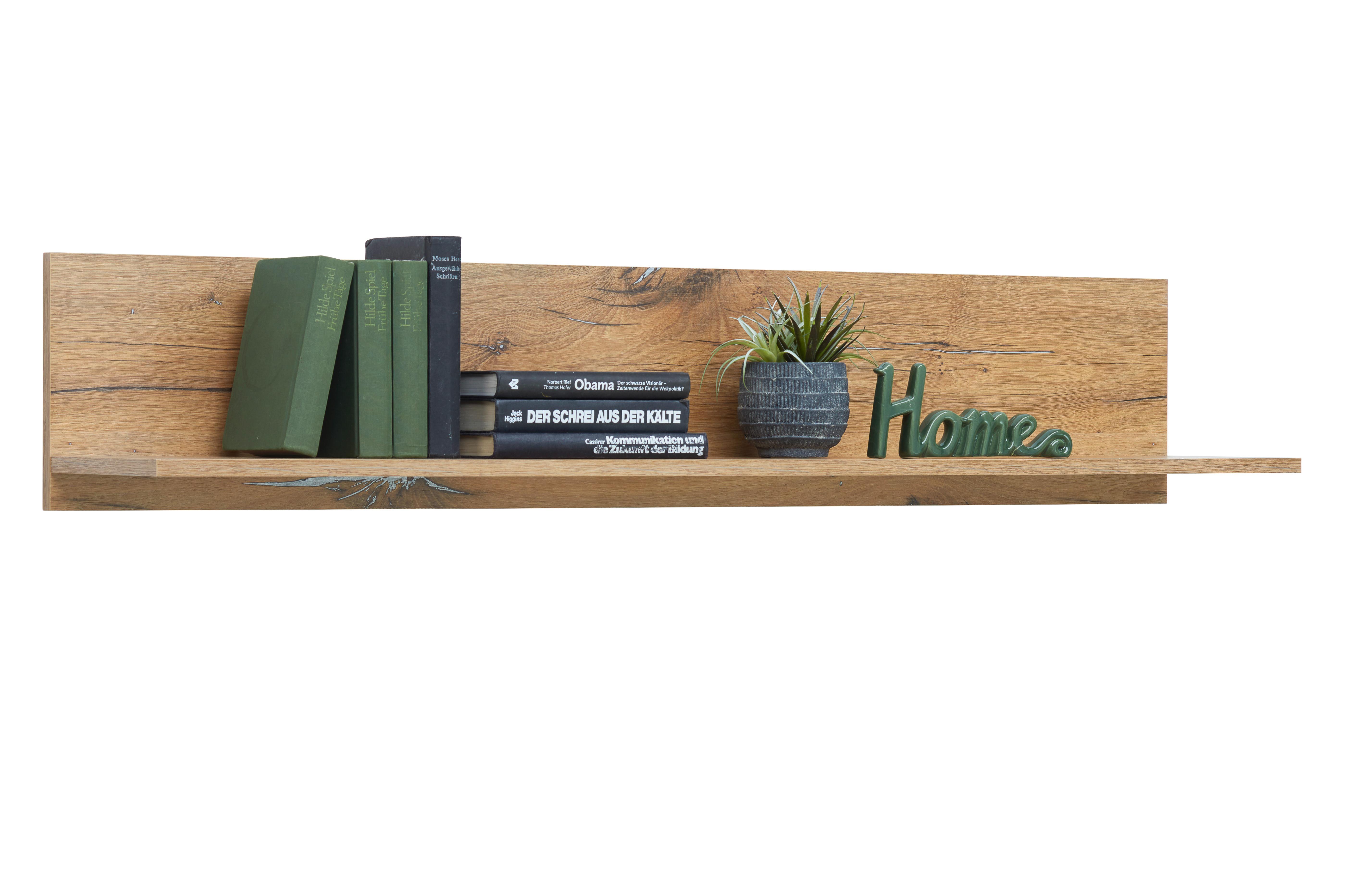 Zidna Polica Auris - Moderno, drvni materijal (135/25/25cm) - Modern Living