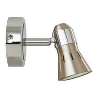 LAMPA REFLEKTOROWA HARVEY - kolor niklowy/kolor chromowy, Modern, metal (8/14/10cm) - Bessagi Home