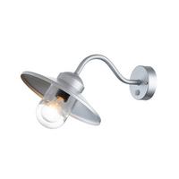 Kültéri Falilámpa Klampenborg-Pir-Sil - ezüstszínű, Konventionell, üveg/fém (42/27.5/25,5cm) - Elstead Lighting