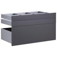 Schubladenset Unit in Anthrazit - Anthrazit, MODERN, Holzwerkstoff (91/50,3/47cm) - Based