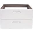 Omarica Za Pod Umivalnik Avensis - bela/hrast, Moderno, kovina/leseni material (75/53/45cm) - Mömax modern living