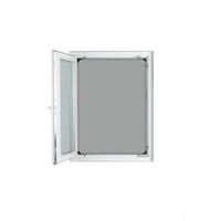 Insektenschutzgitter Teleskop Anthrazit ca. 140x120cm - Anthrazit, Kunststoff/Textil (140/120cm) - Mömax