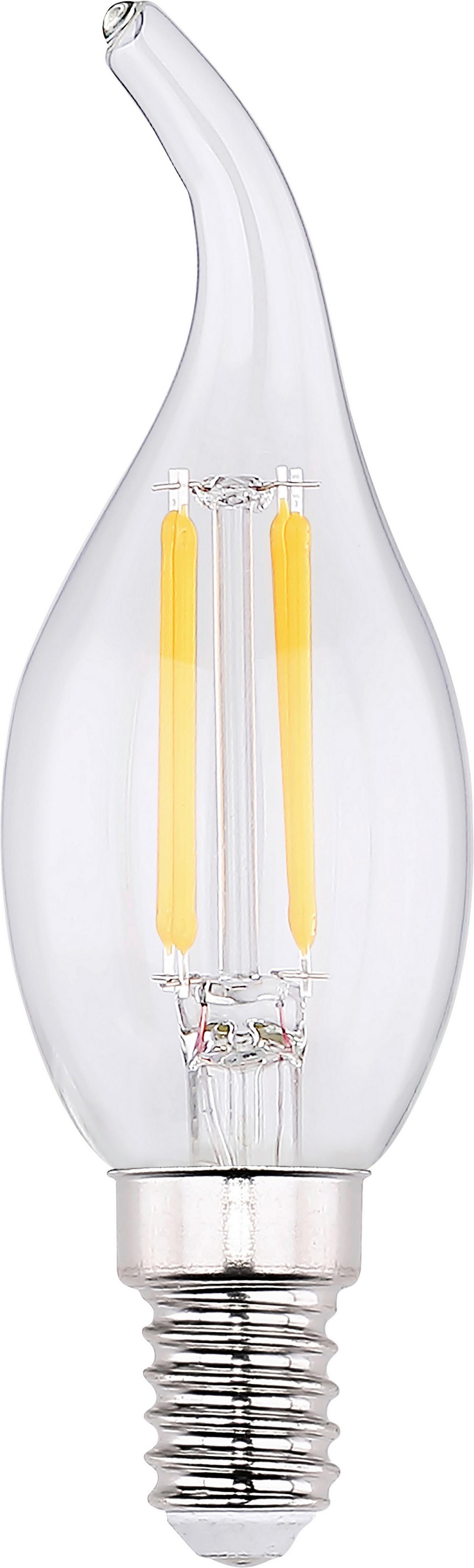 LED-Leuchtmittel 10584-3 max. 4 Watt - Klar, Glas (3,5/11,8cm) - Mömax