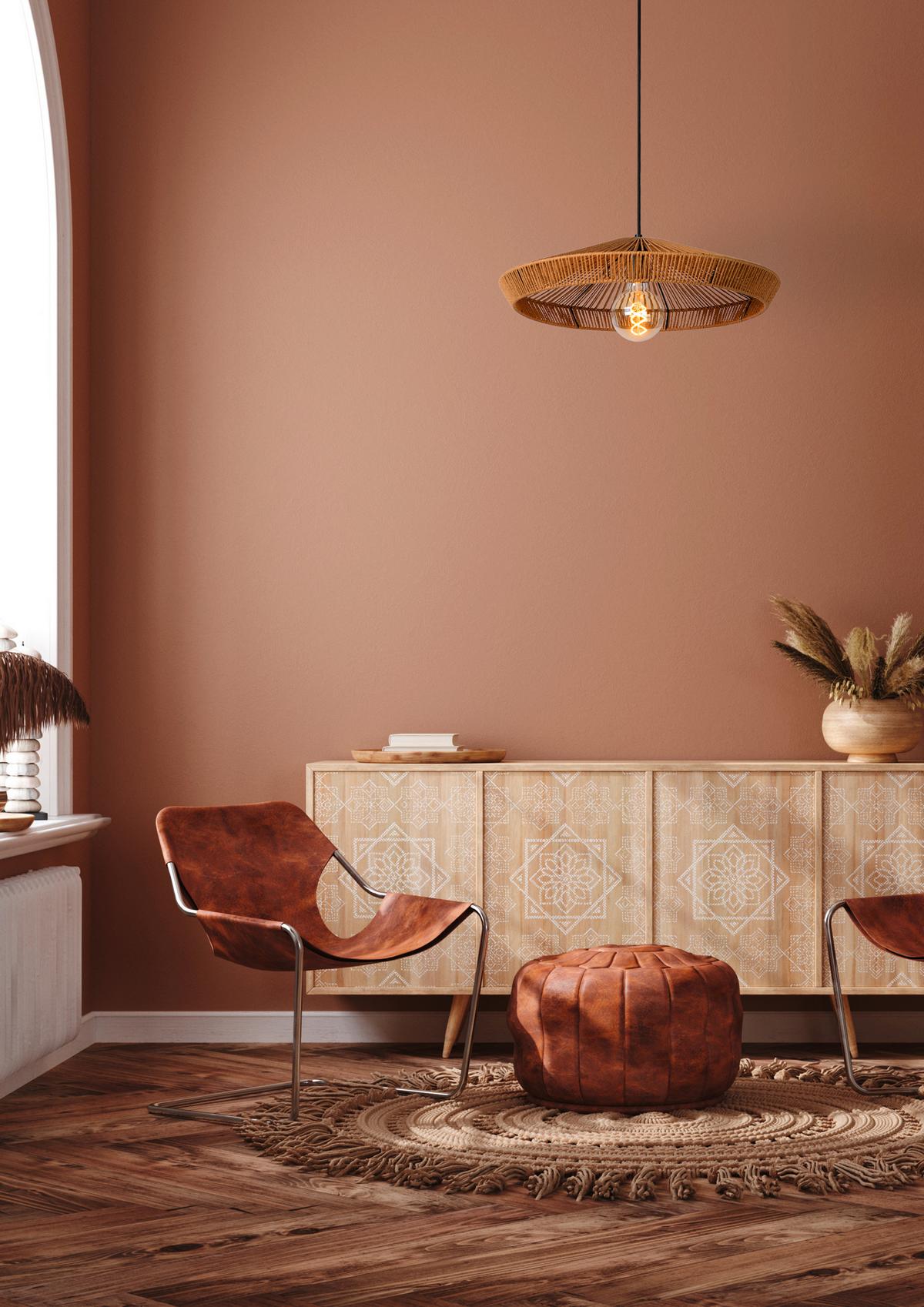 LAMPA WISZĄCA 10413/50/72 YUNKAI - Natur (50/50/145cm) - Lucide