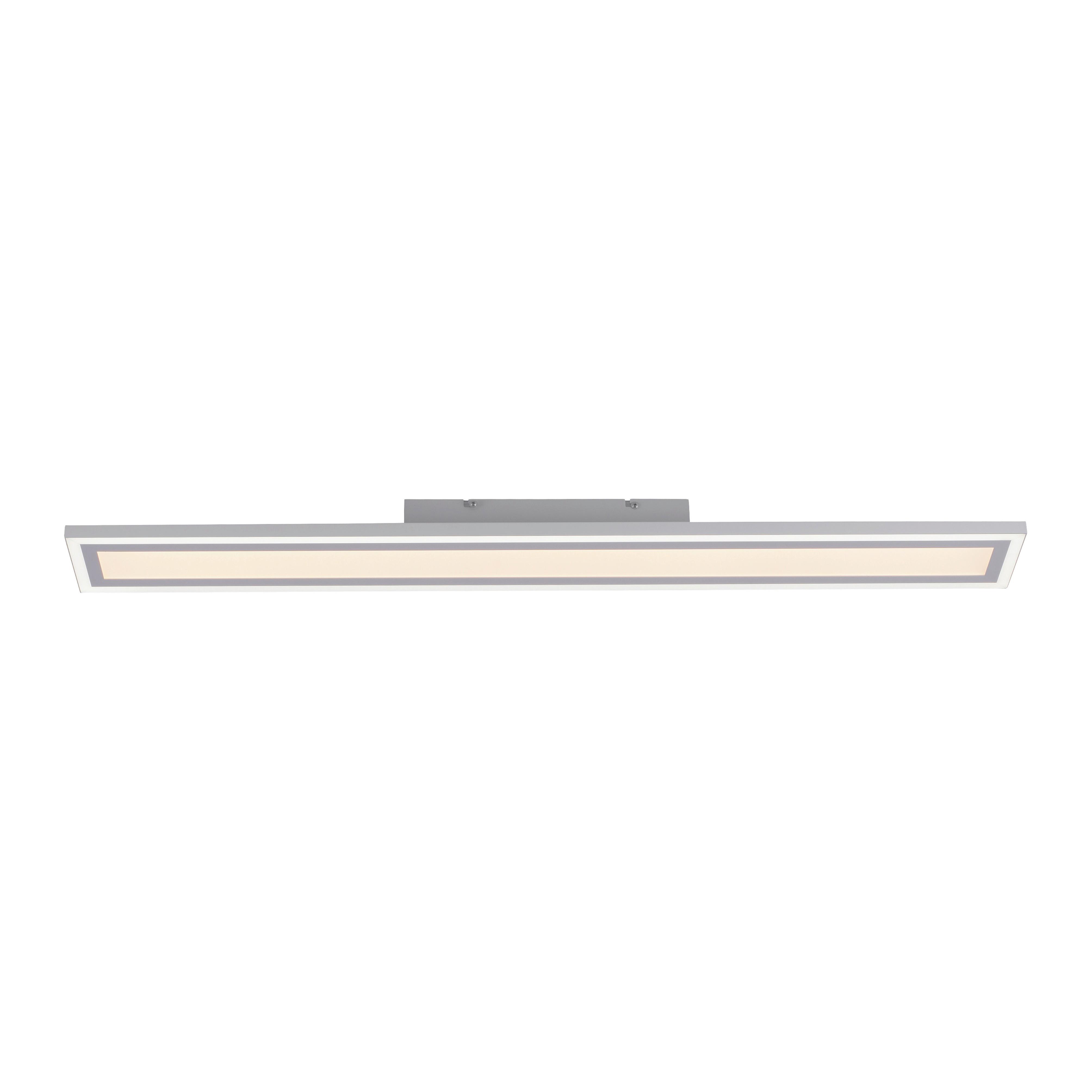 LED-Deckenleuchte Edging max. 35 Watt - Weiß, Basics, Kunststoff/Metall (100/11,8/6cm)