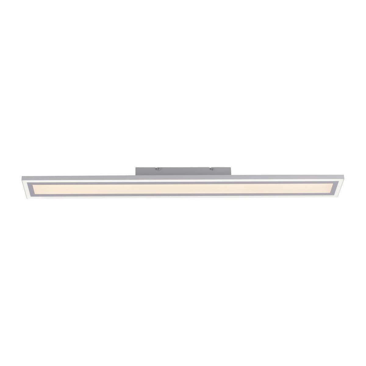 LED-Deckenleuchte Edging max. 35 Watt - Weiß, Basics, Kunststoff/Metall (100/11,8/6cm)