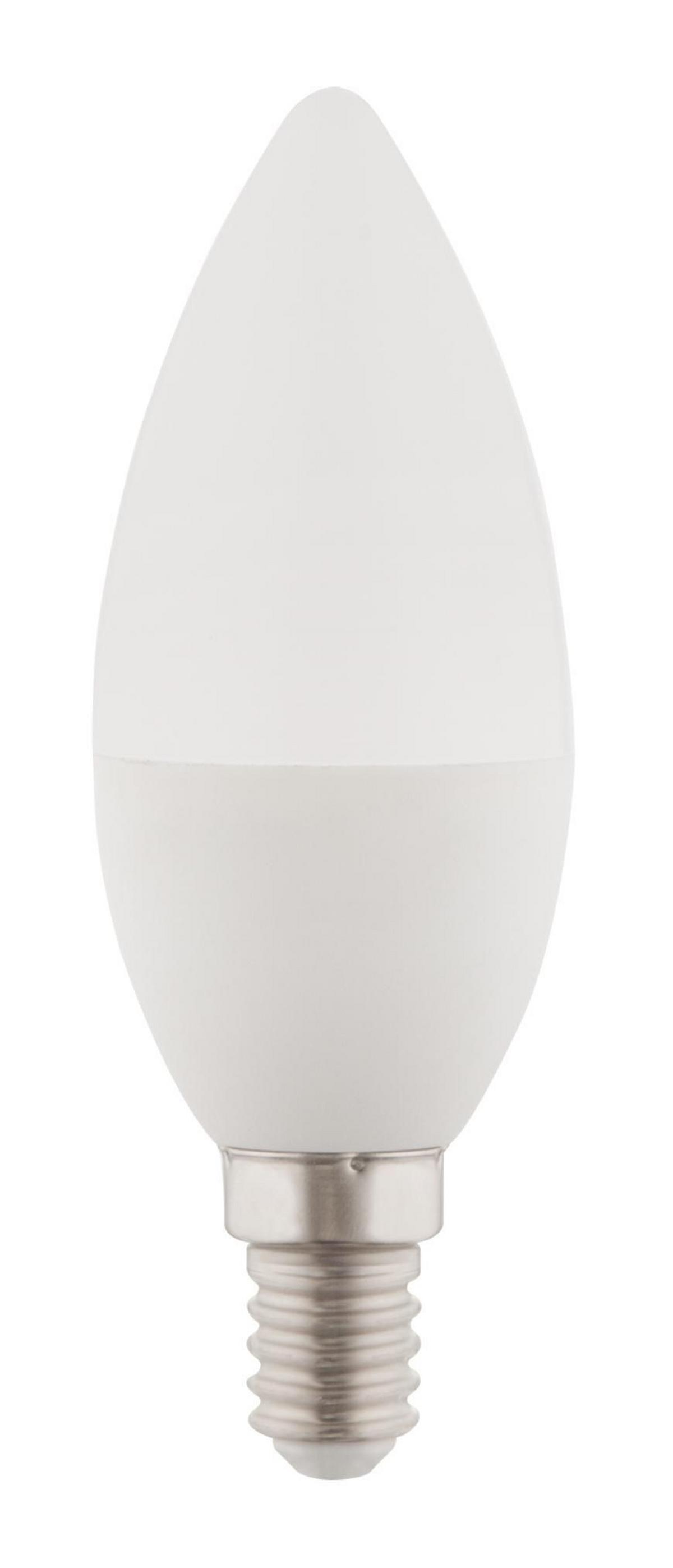 LED-Leuchtmittel 10560D max. 5 Watt - Opal/Weiß, Basics, Kunststoff/Metall (3,7/10,5cm) - Modern Living