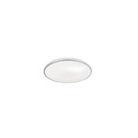 LAMPA SUFITOWA LED 20812 - kolor srebrny/biały, Design, szkło (40cm) - Fischer & Honsel