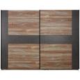 Omara Z Drsnimi Vrati Chanton - temno siva/bor, Trendi, kovina/umetna masa (270/210/63cm) - Modern Living Omara Z Drsnimi Vrati Chanton - temno siva/bor, Trendi, kovina/umetna masa (270/210/63cm) - Modern Living