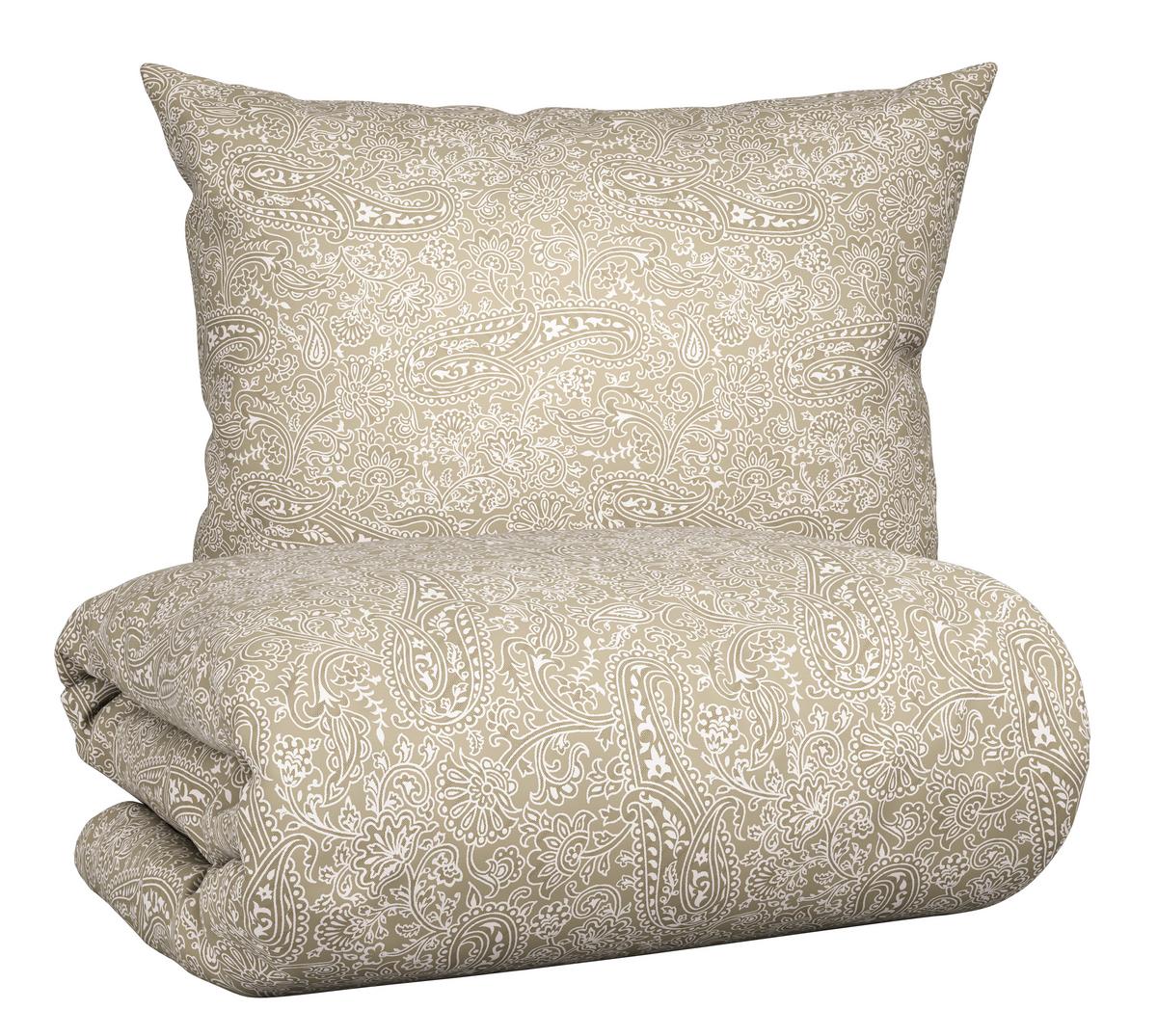 BETTWÄSCHESET LAYLA - Beige, Konventionell, Textil (160/210cm) - Modern Living