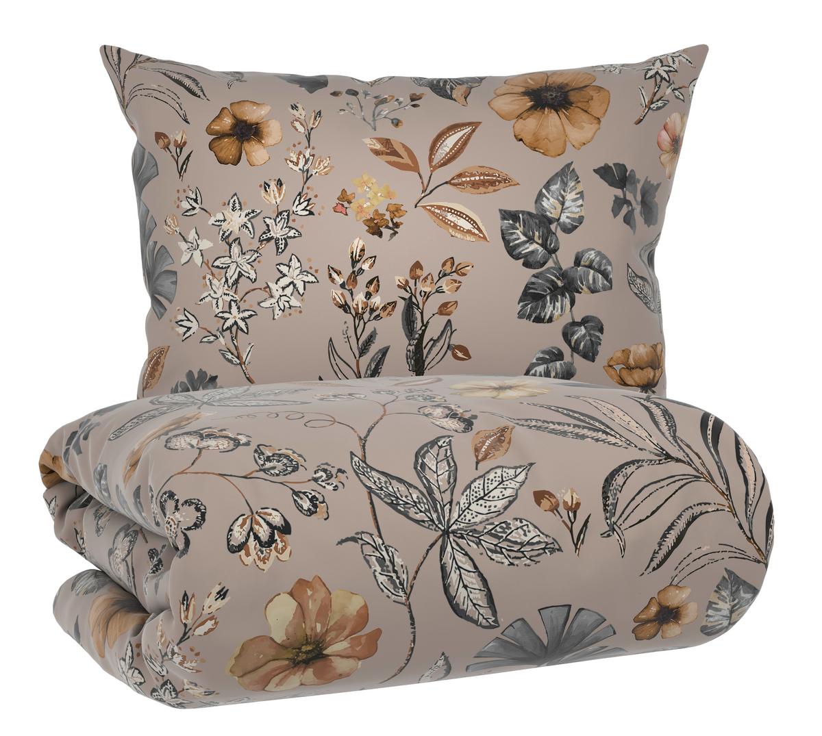 Bettwäsche Patlas Beige ca. 140x200cm - Beige, MODERN, Textil (140/200cm) - Mömax
