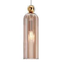 Pendelleuchte Antic - Cognac/Goldfarben, Trend, Glas/Metall (10/34,7cm) - MAYTONI