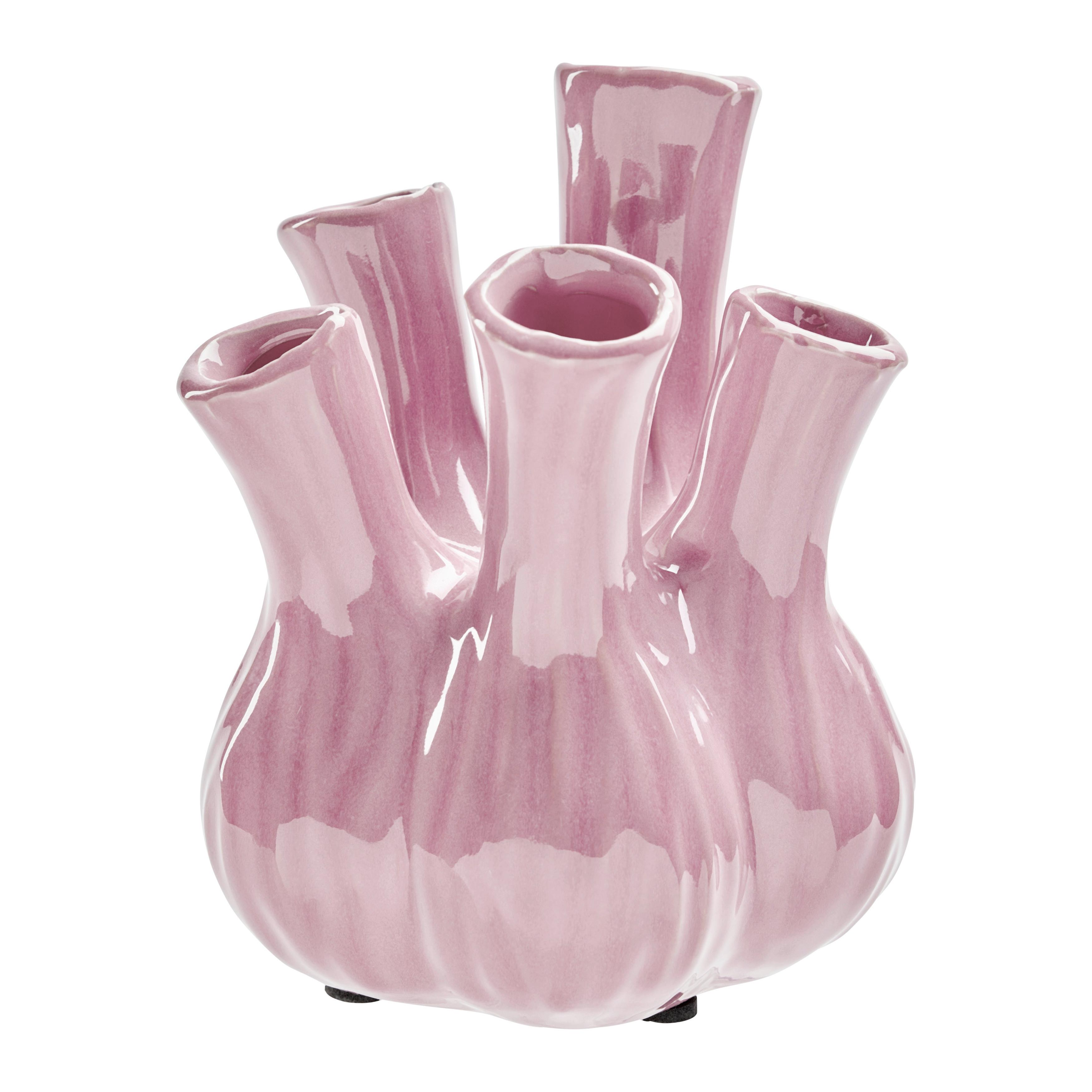Dekovase Polly Lila - Violett, MODERN, Keramik (13.5/13.5/16cm) - Mömax
