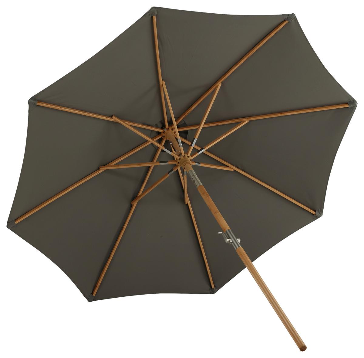 SONNENSCHIRM CEROX - Grau, KONVENTIONELL (270/250cm) - Gardenson
