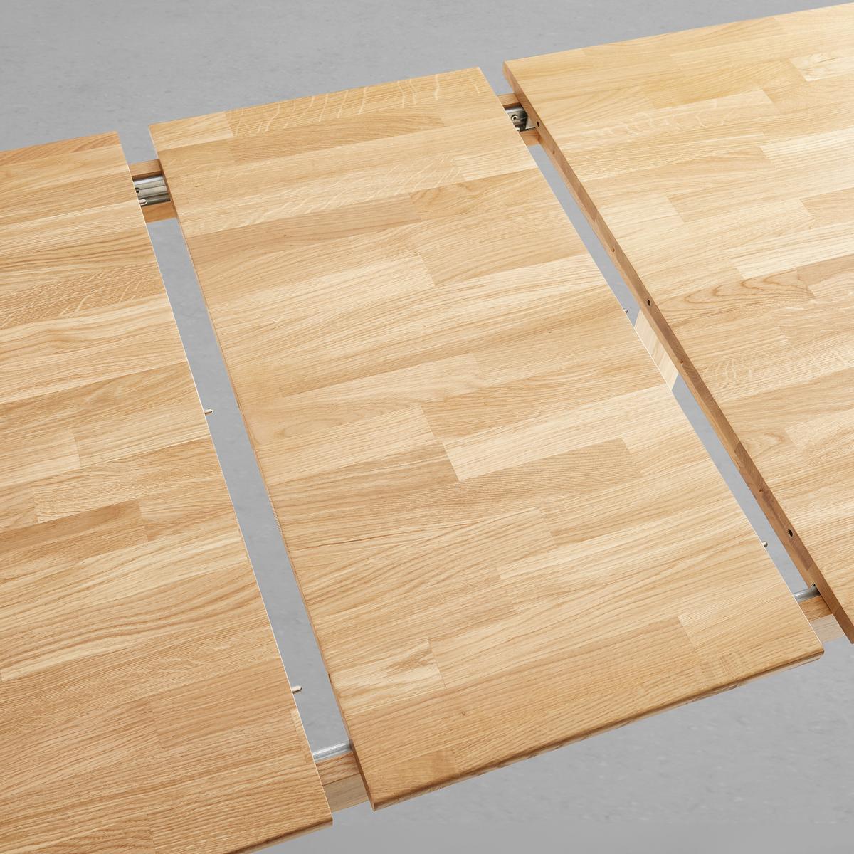 Kihúzható Asztal Gerhard - tölgyfa színű, Modern, fa (125-165/76/80cm)