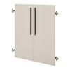 DÖRRSET MASSICCIO - champagne/antracit, Modern, metall/trämaterial (74/101cm) - Mömax