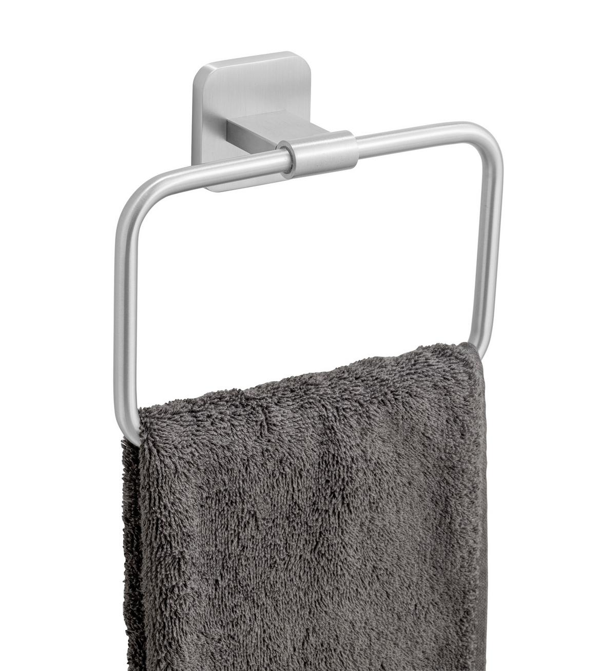 Suport pentru prosop Porto - culoare inox, Modern, metal (19/14,5/6,5cm) - Wenko