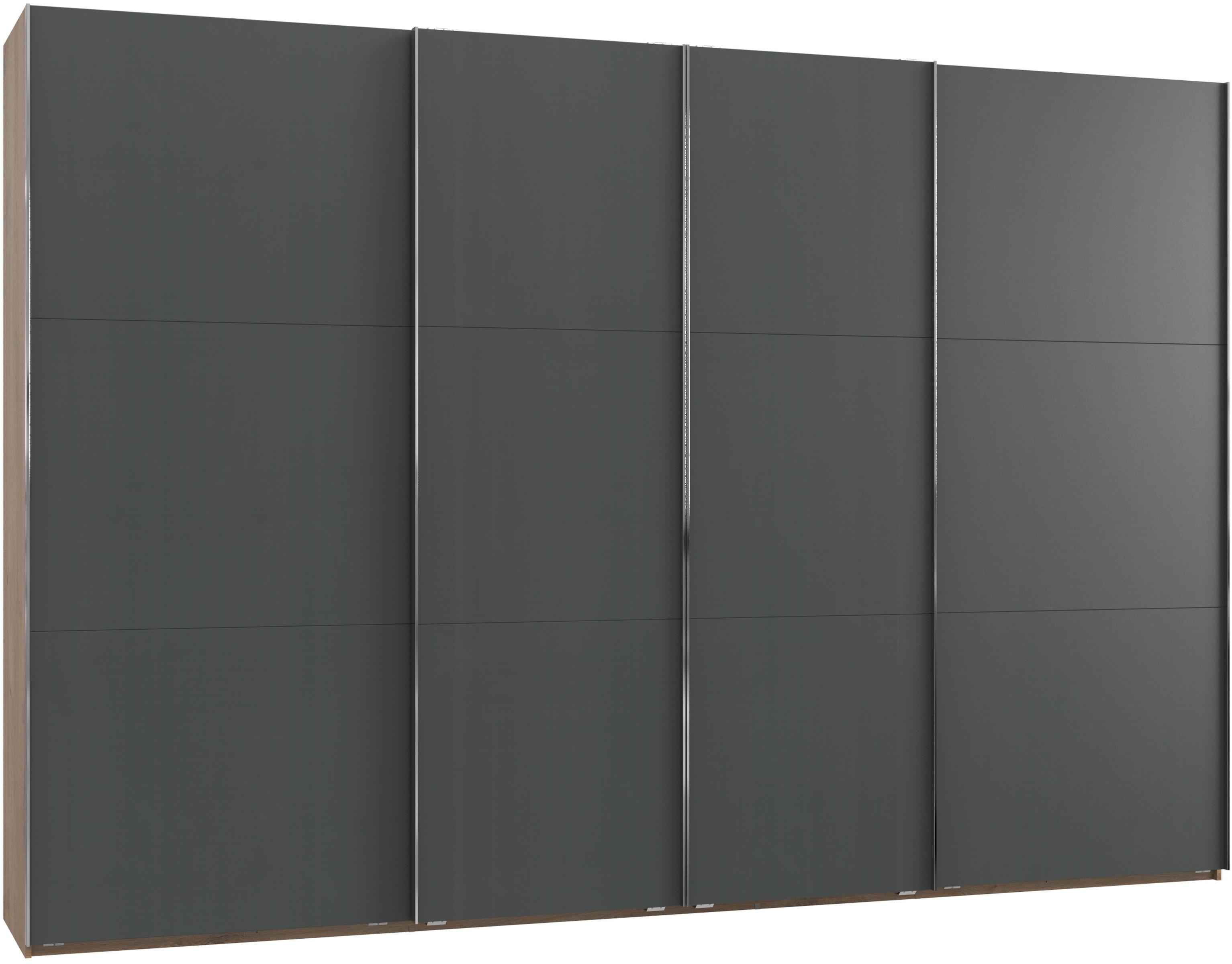 Ormar S Kliznim Vratima Level 36 A - boje grafita/boje hrasta, Moderno, drvni materijal (350/236/65cm) - Modern Living