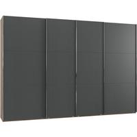 Ormar S Kliznim Vratima Level 36 A - boje grafita/boje hrasta, Moderno, drvni materijal (350/236/65cm) - Modern Living