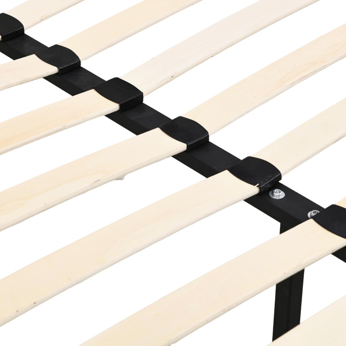 Polsterbett Glaris Creme Ca. 160x200 Cm - Eichefarben/Creme, Modern, Holz/Textil (160/200cm) - Bessagi Home
