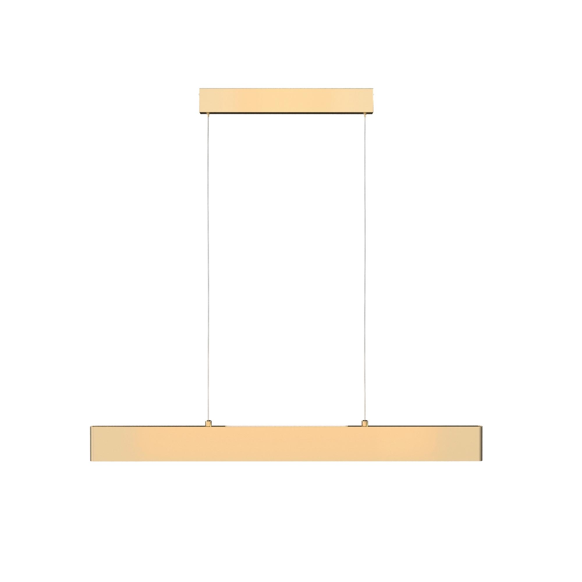 Pendelleuchte Step Goldfarben max. 23 Watt - Goldfarben, Trend, Metall (91/3,5/8cm) - MAYTONI