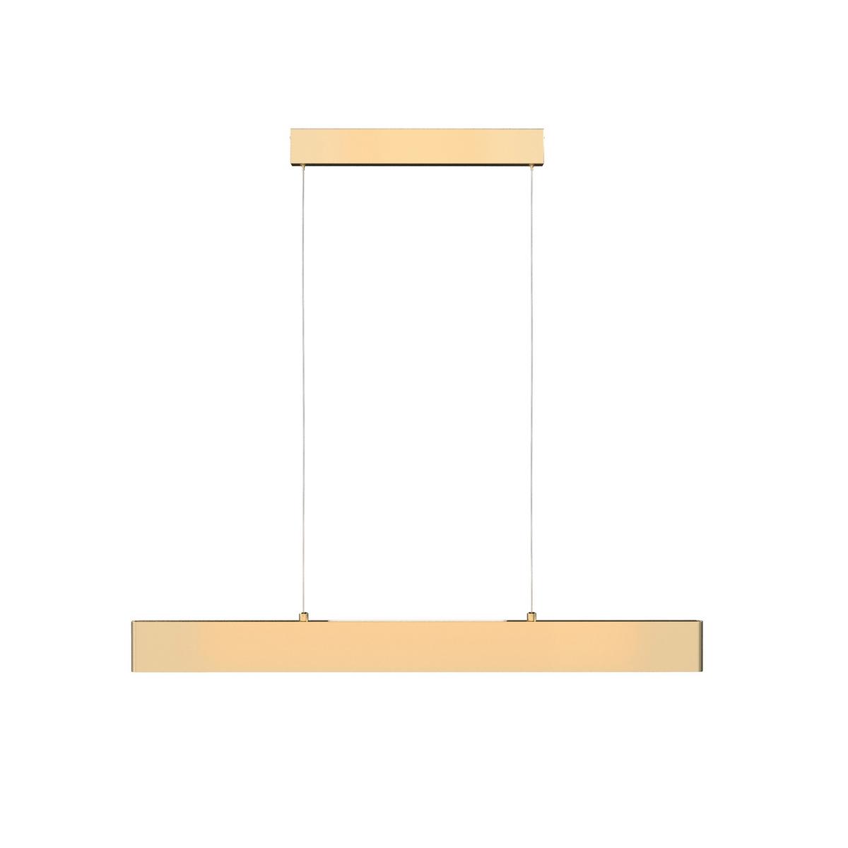 Pendelleuchte Step Goldfarben max. 23 Watt - Goldfarben, Trend, Metall (91/3,5/8cm) - MAYTONI