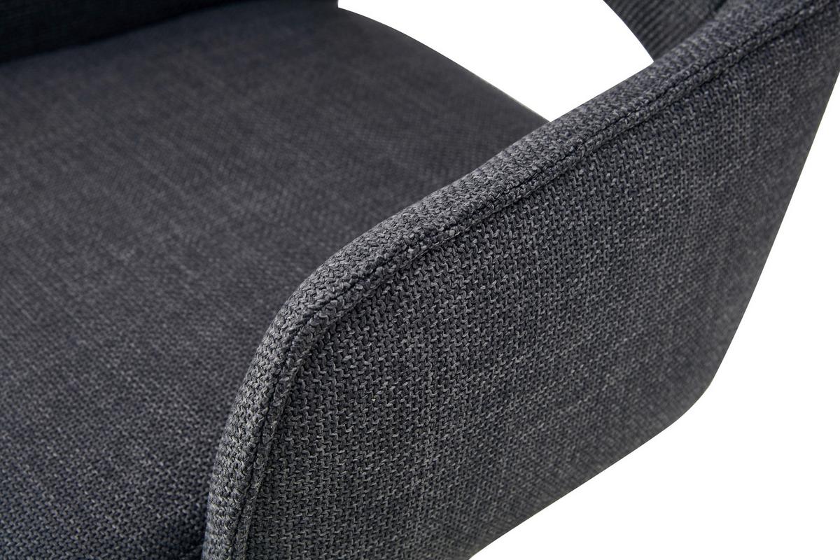 Set Naslanjačev Jana, Antracit, 2 Kos - antracit, Moderno, kovina/tekstil (57/91/64cm) - MID.YOU