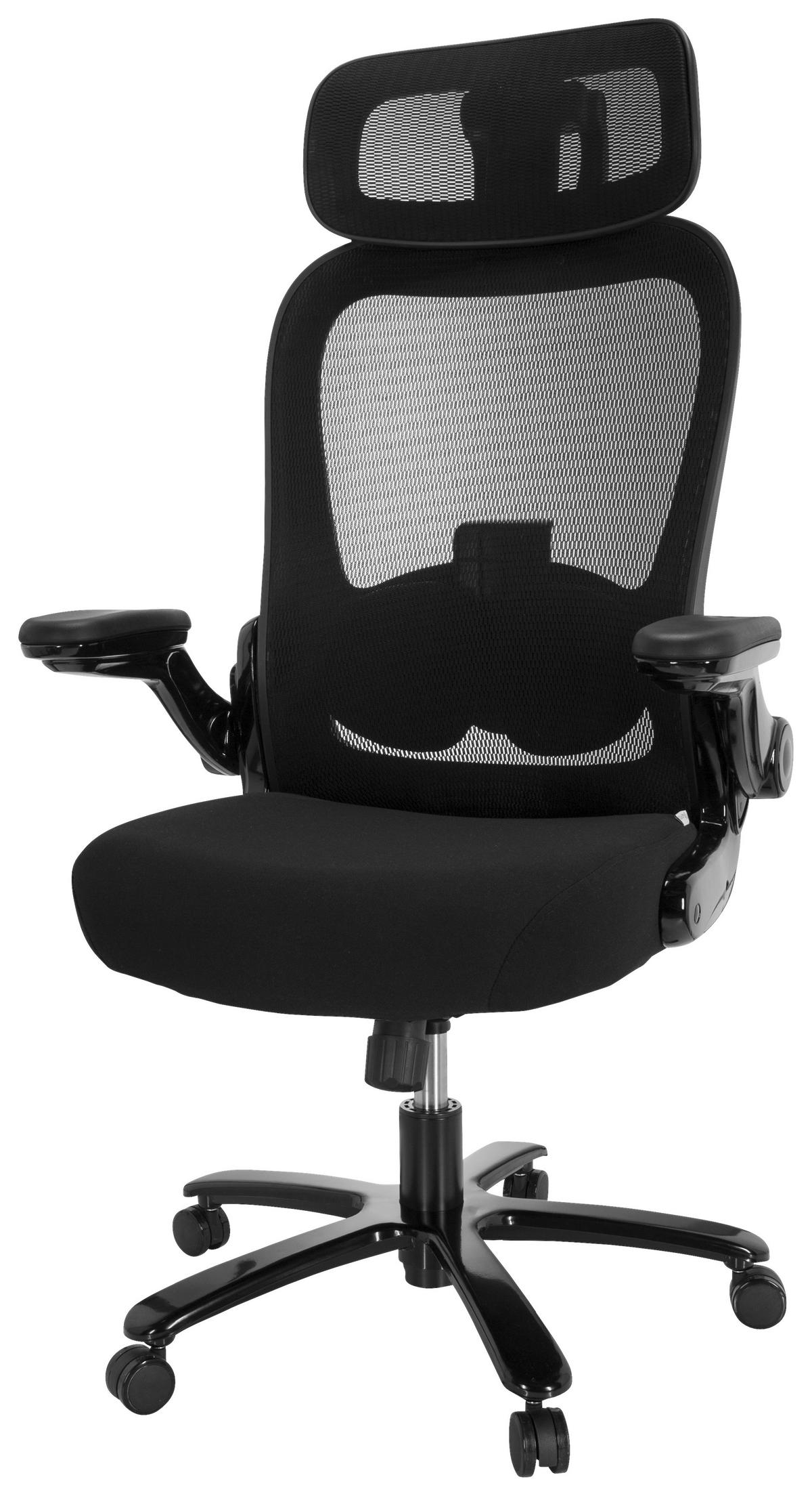 Pisarniški Stol Instructor Sw I Pro, Črna - črna, Moderno, kovina/umetna masa (75/142/63cm) - MID.YOU