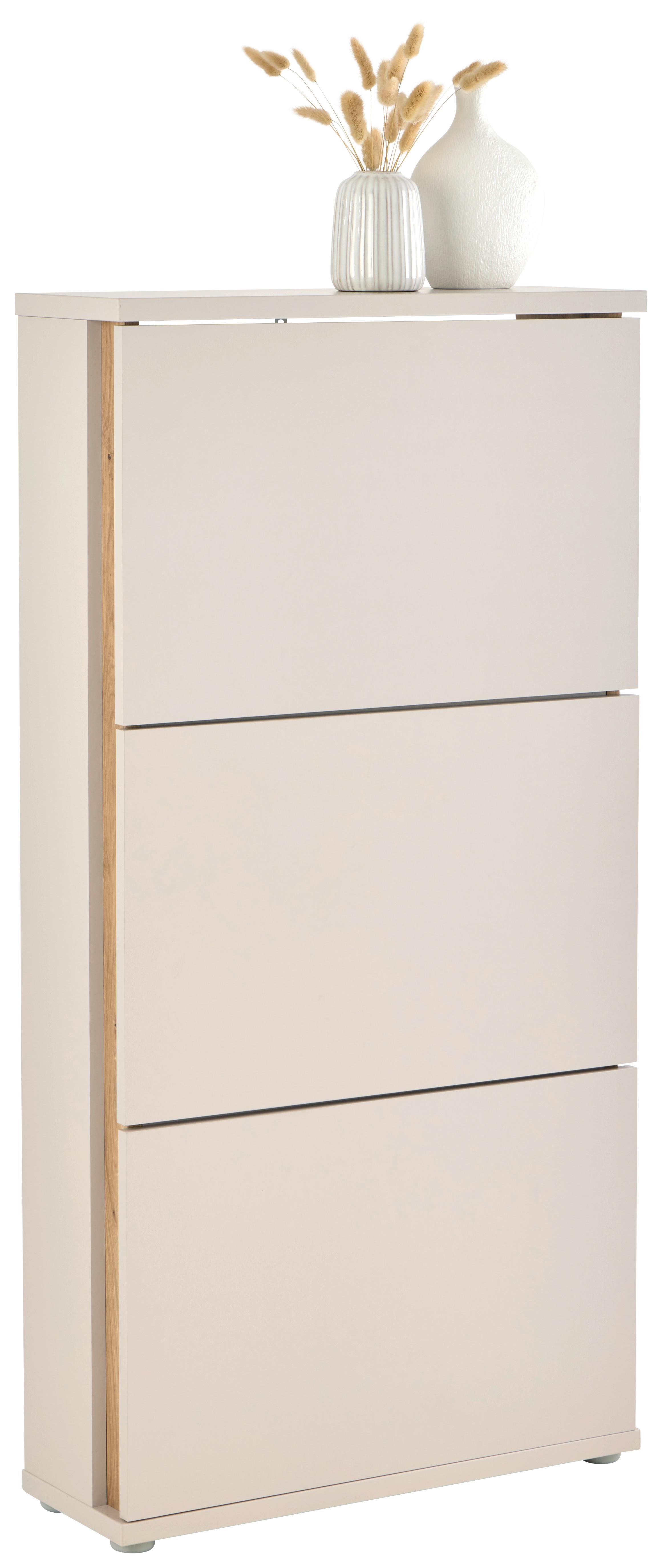 Dulap pentru pantofi ANTONIO 5 - cașmir/stejar Artisan, Trend, material pe bază de lemn (61,4/120/20,9cm) - Modern Living