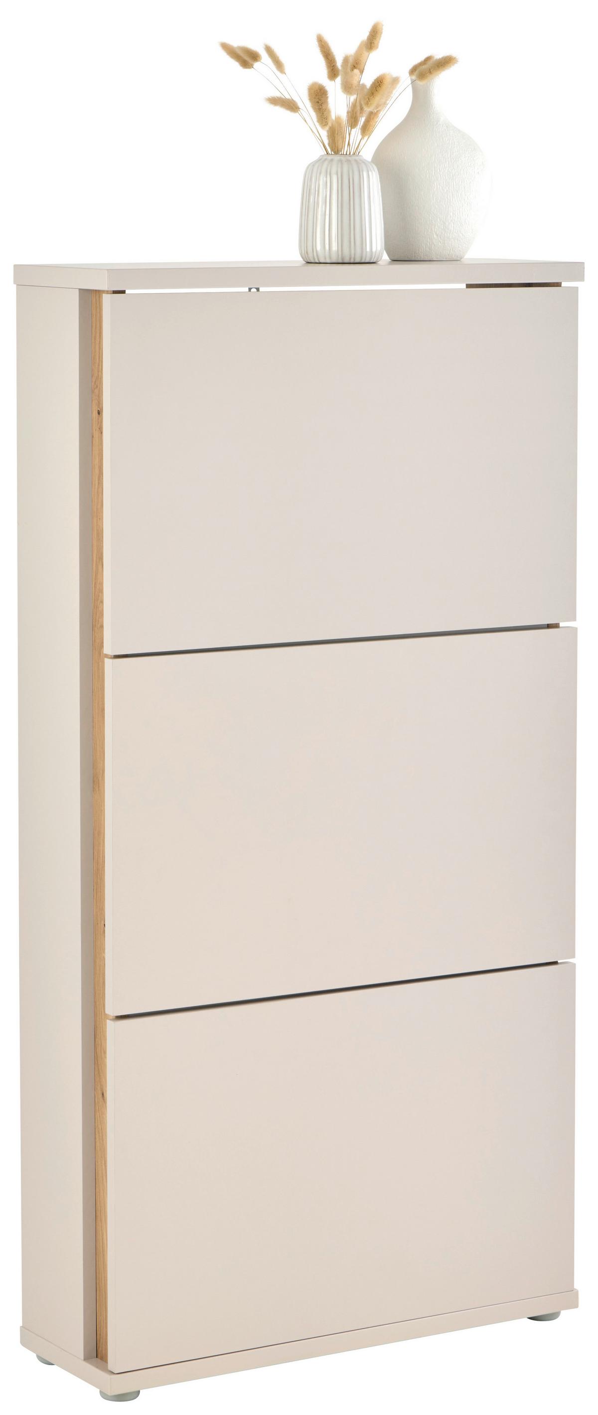 Dulap pentru pantofi ANTONIO 5 - cașmir/stejar Artisan, Trend, material pe bază de lemn (61,4/120/20,9cm) - Modern Living