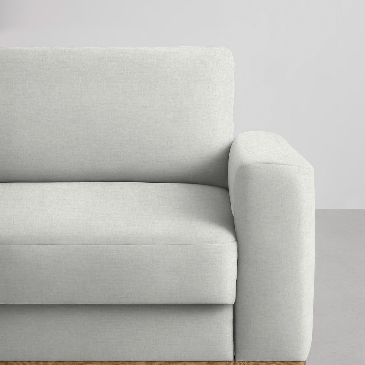 Wohnlandschaft Romeo Creme - Creme/Schwarz, KONVENTIONELL, Textil/Metall (167/87/234cm) - Zandiara