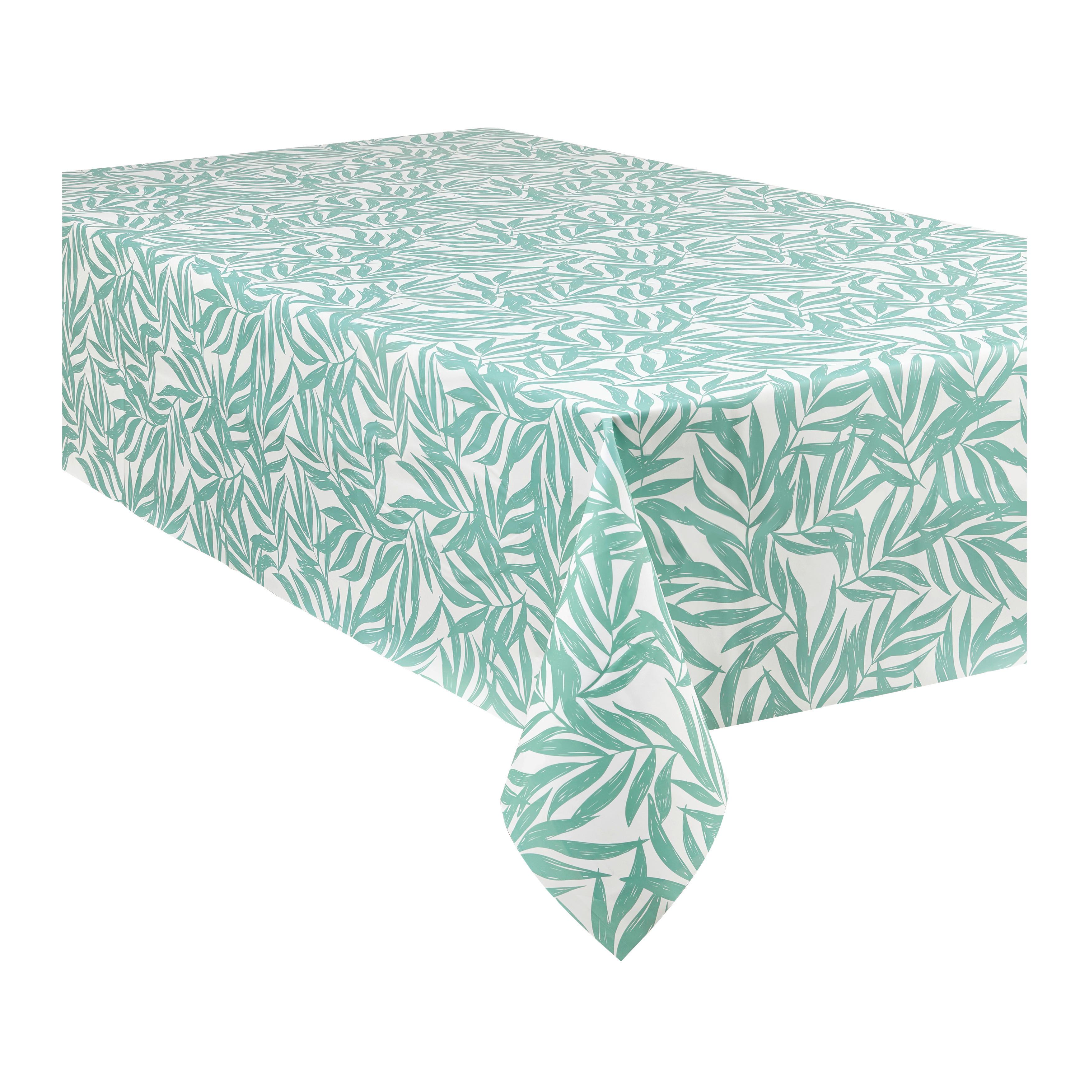 Asztalterítő Petra - zsályazöld/fehér, textil (140/240cm) - Mömax