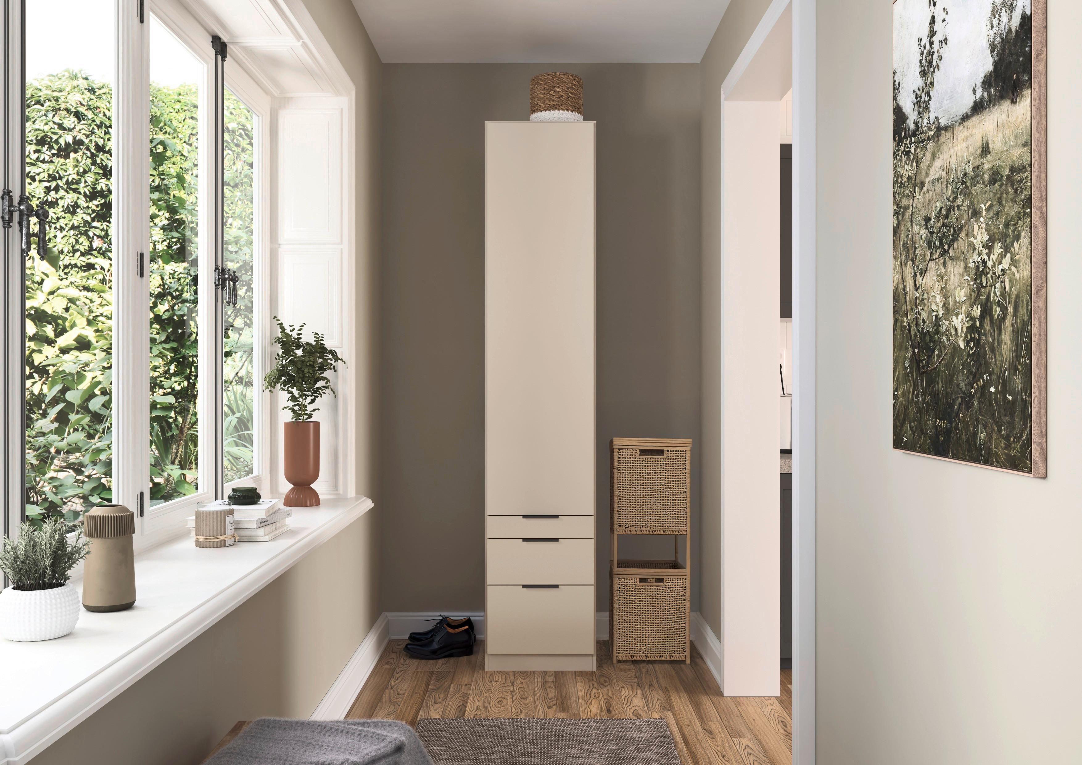 Ormar S Klasičnim Vratima Alabama - siva/boje šampanjca, Moderno, drvni materijal (47/229/54cm) - Rauch Möbel