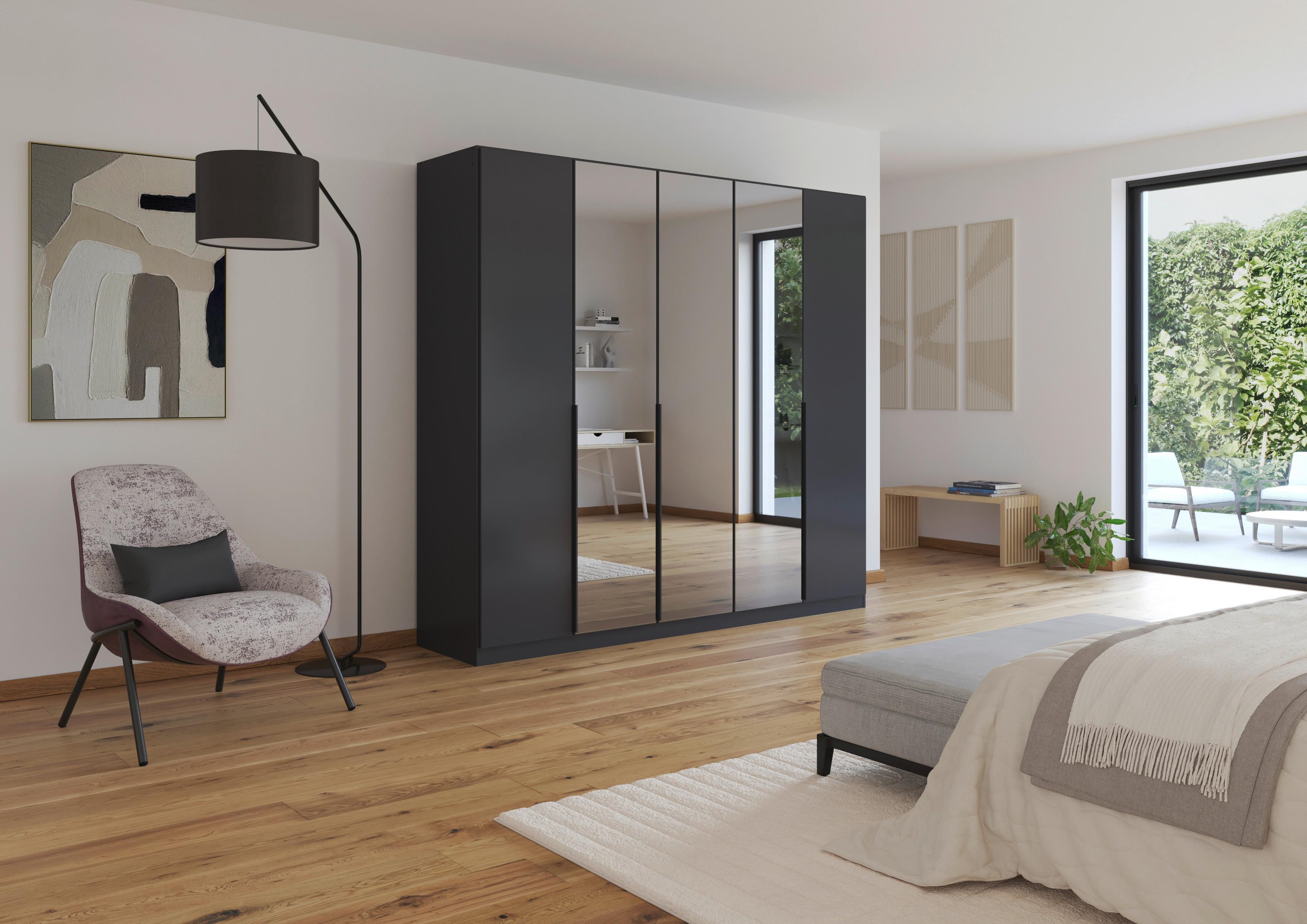 Ormar S Klasičnim Vratima Skyla - siva, Moderno, drvni materijal/metal (226/210/54cm) - Modern Living