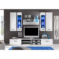 Nappali Szekrénysor Force - fekete/fehér, Modern, műanyag/faalapú anyag (240/190/45cm) - Best Price