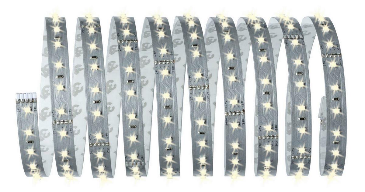 LED-Strip 70579 in Silberfarben max. 20 Watt - Silberfarben, Basics, Kunststoff (0,3cm) - Paulmann