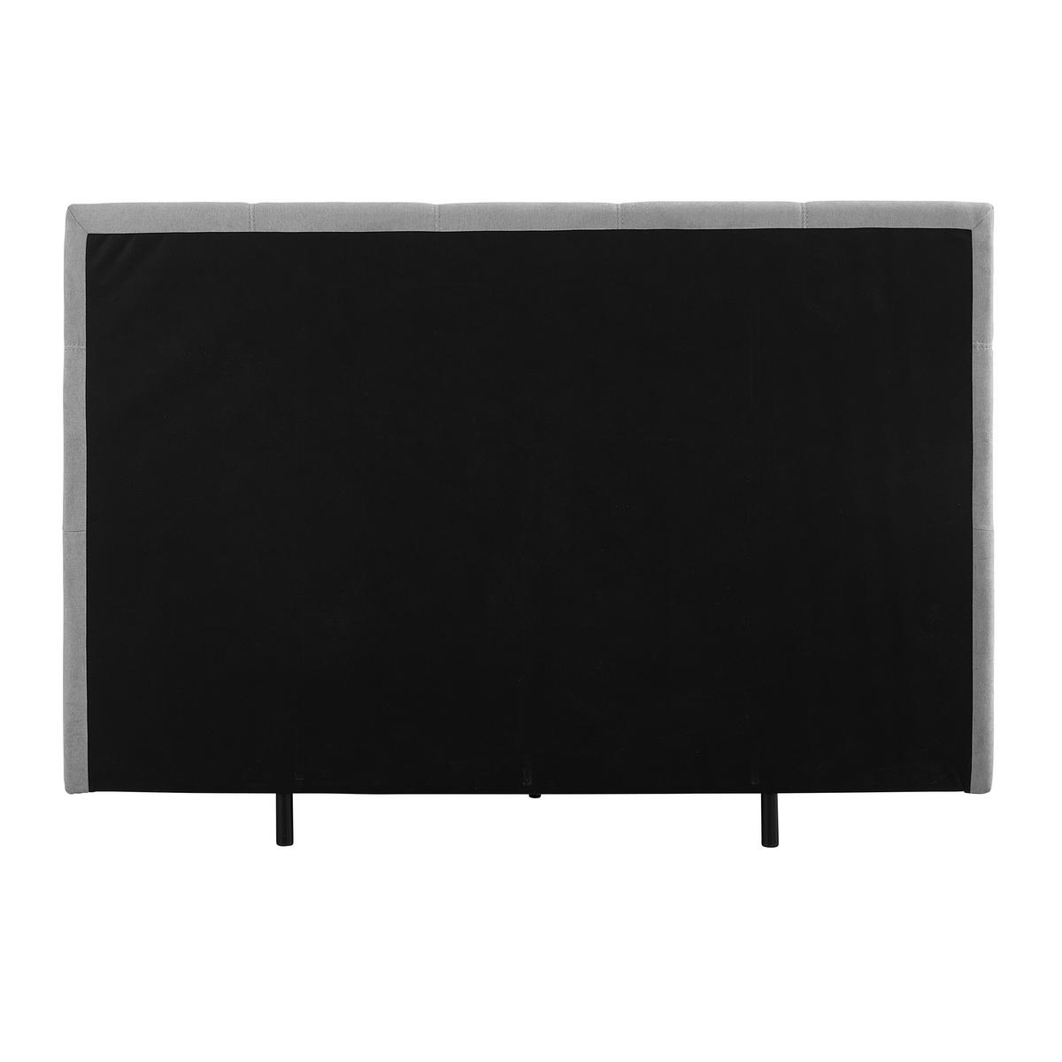 Boxspring Krevet Miami - siva, Konvencionalno, drvni materijal/tekstil (120/200cm) - Modern Living