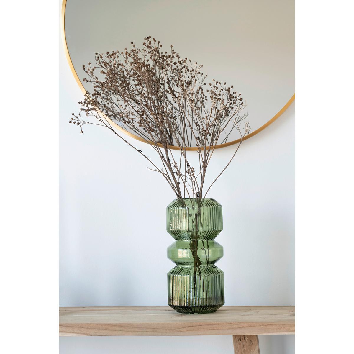 Vase Grün - Grün, Basics, Glas (12/25cm)