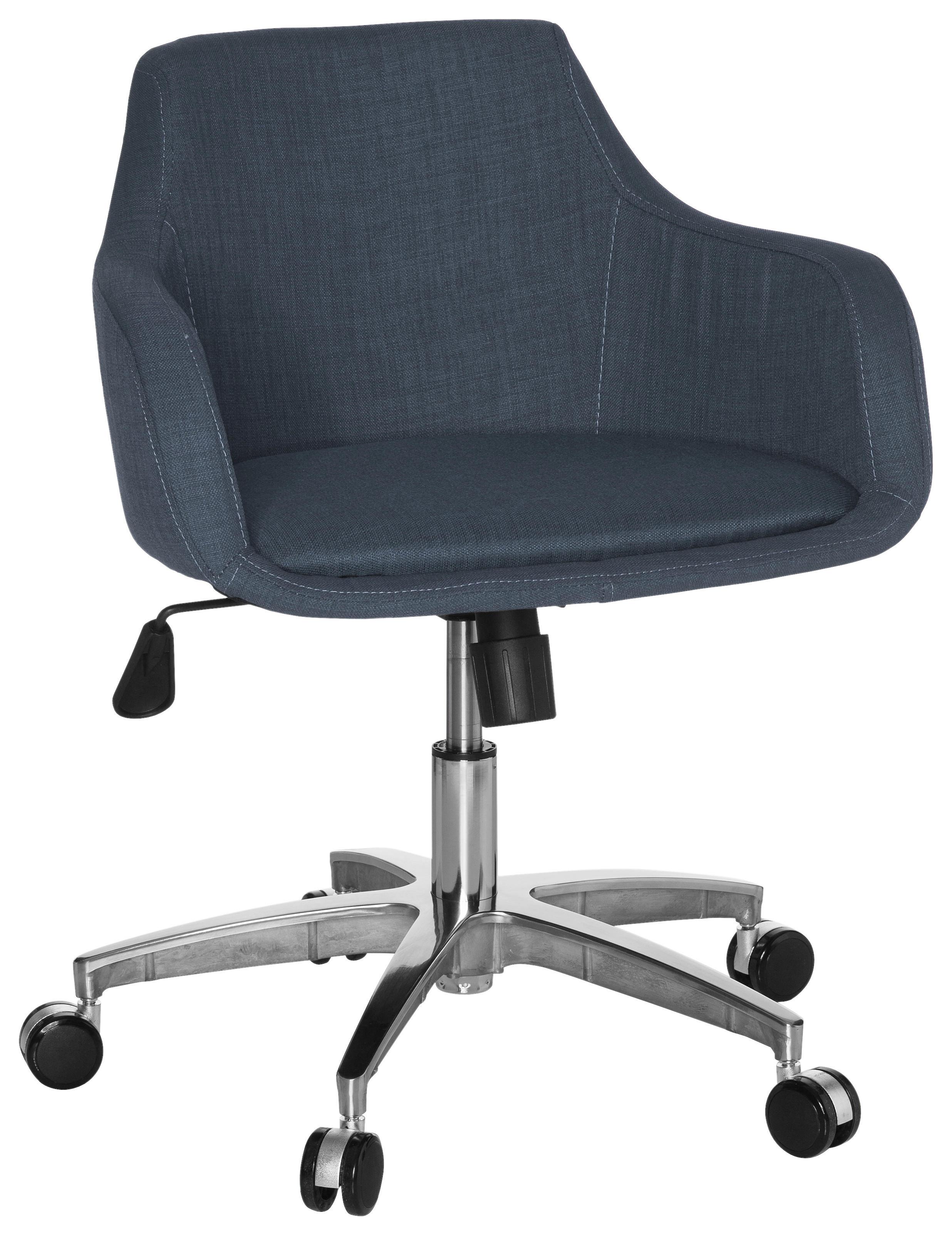 Vrtljivi Stol Solao 100, Temno Siva - temno siva, Moderno, kovina/umetna masa (55/86/41cm) - MID.YOU