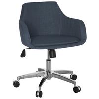 Vrtljivi Stol Solao 100, Temno Siva - temno siva, Moderno, kovina/umetna masa (55/86/41cm) - MID.YOU