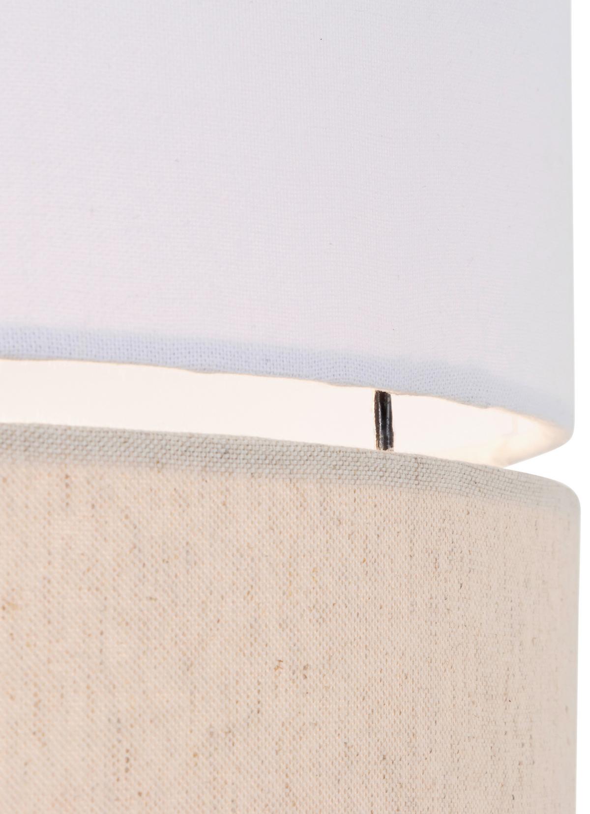 LAMPA WISZĄCA NICOLE - beżowy/biały, Modern, tworzywo sztuczne/metal (37/120cm) - Novel