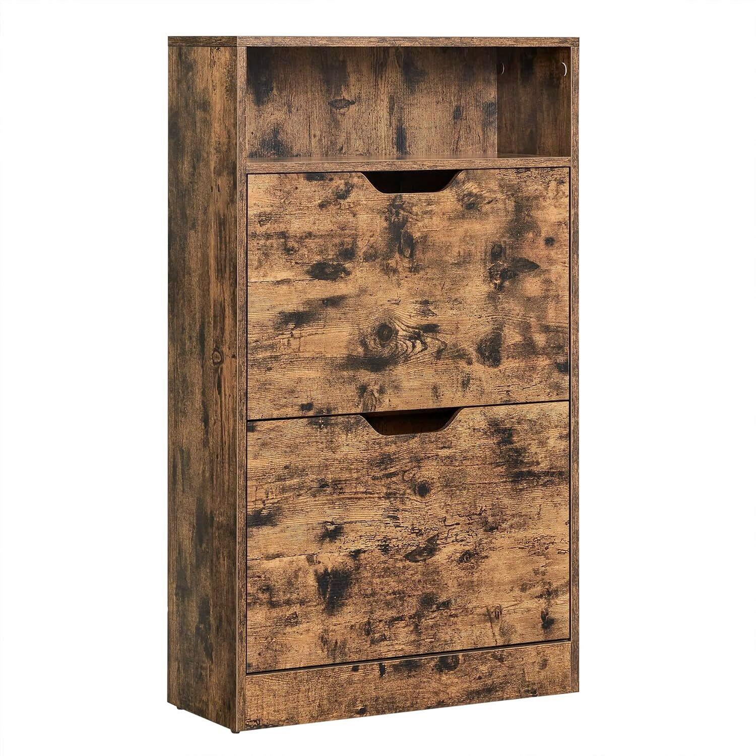 SCHUHKIPPER SHOE CABINET - Braun, MODERN, Holzwerkstoff (60/102/24cm) - MID.YOU