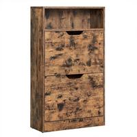 SCHUHKIPPER SHOE CABINET - Braun, MODERN, Holzwerkstoff (60/102/24cm) - MID.YOU