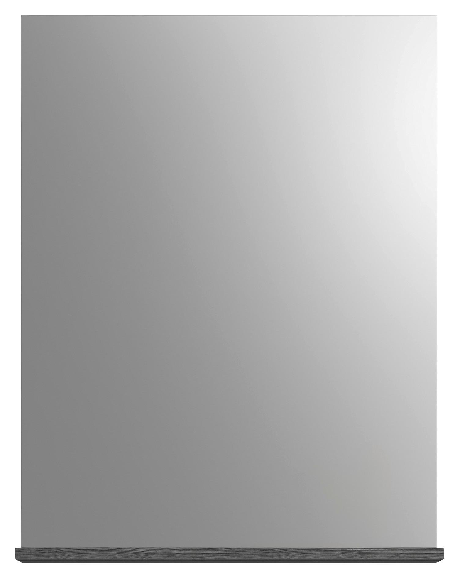 Badezimmerspiegel Scout ca. 60x79 cm Anthrazit/Weiß - Anthrazit/Grau, MODERN, Holzwerkstoff (60/79/18cm) - MID.YOU