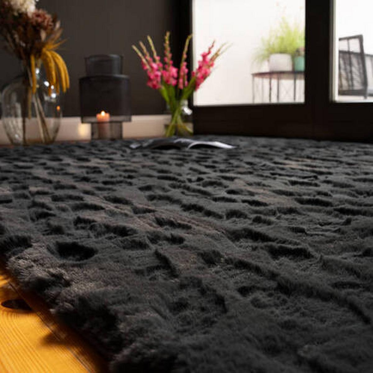 HOCHFLORTEPPICH MY VALLEY 245 - Anthrazit, Basics, Textil (120/170cm)