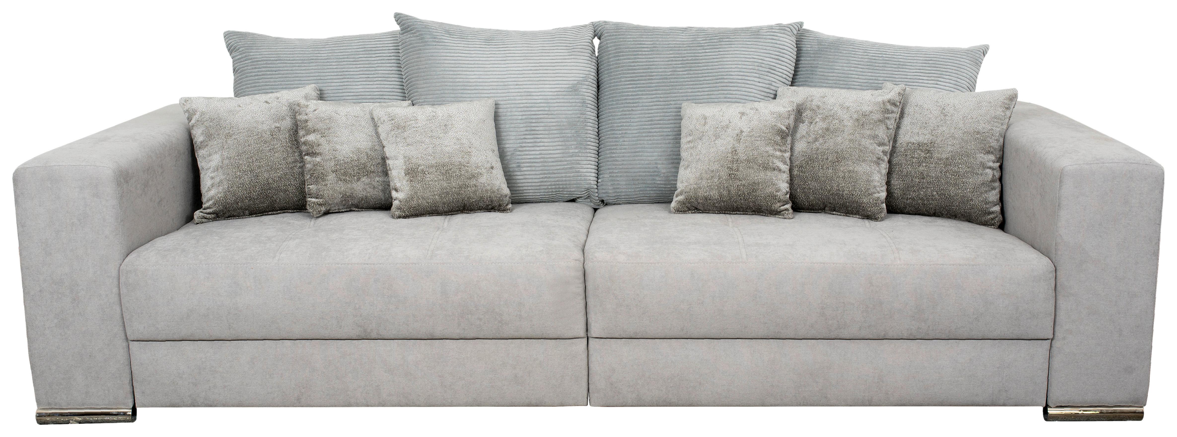 Canapea bigsofa ROSE - gri deschis, Modern, textil (262/85/111cm) - Modern Living