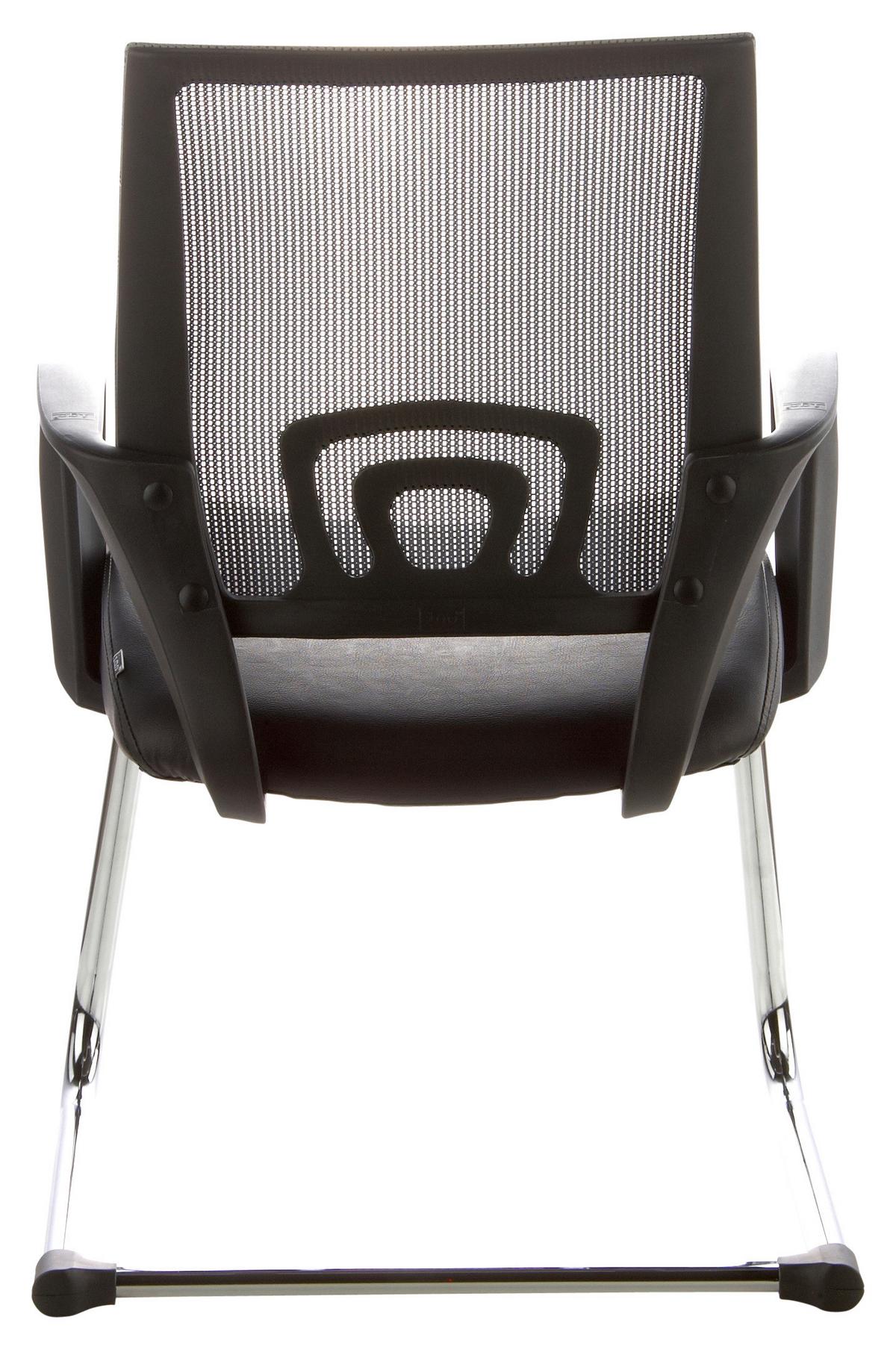 Konferenčni Stol Visto Net V, Črna/siva - srebrne barve/siva, Basics, kovina/tekstil (57/98/52cm) - MID.YOU