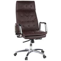 Pisarniški Stol Villa 20, Temno Rjava - rjava, Basics, kovina/umetna masa (60/130/48cm) - MID.YOU