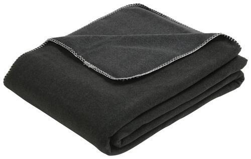 Pătură pufoasă Fay - negru, Modern, textil (150/200cm) - Modern Living